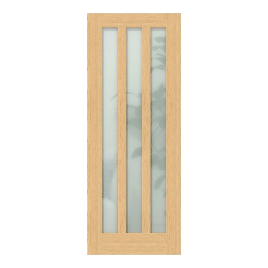 Aston Oak Frosted Glass Internal Doors