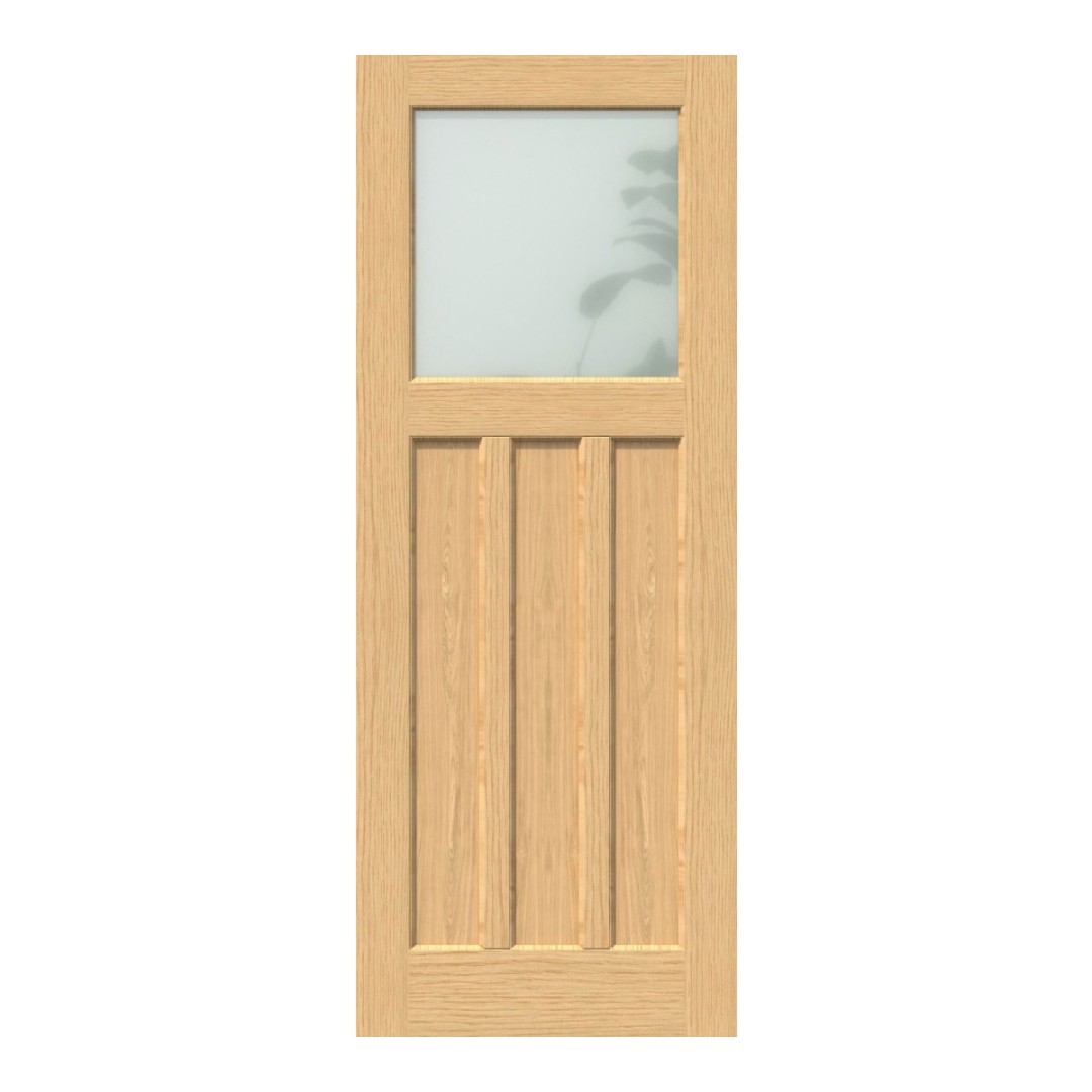 Oak 30's - Frosted Glass Internal Doors