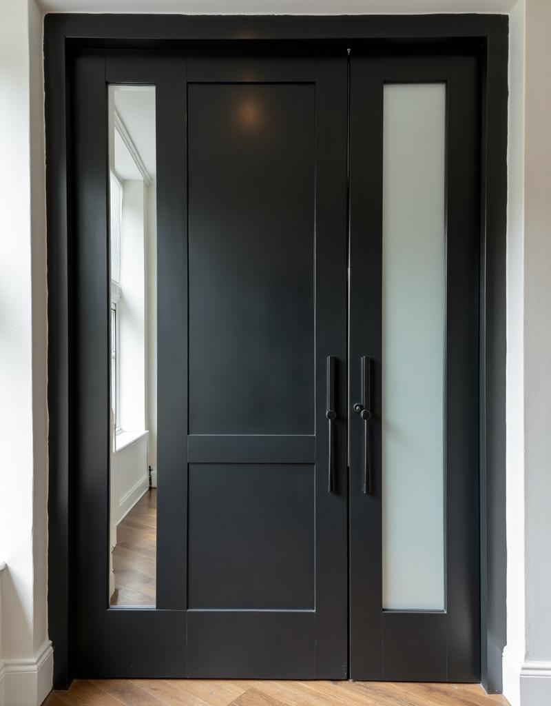 6 Black Glazed Doors — York