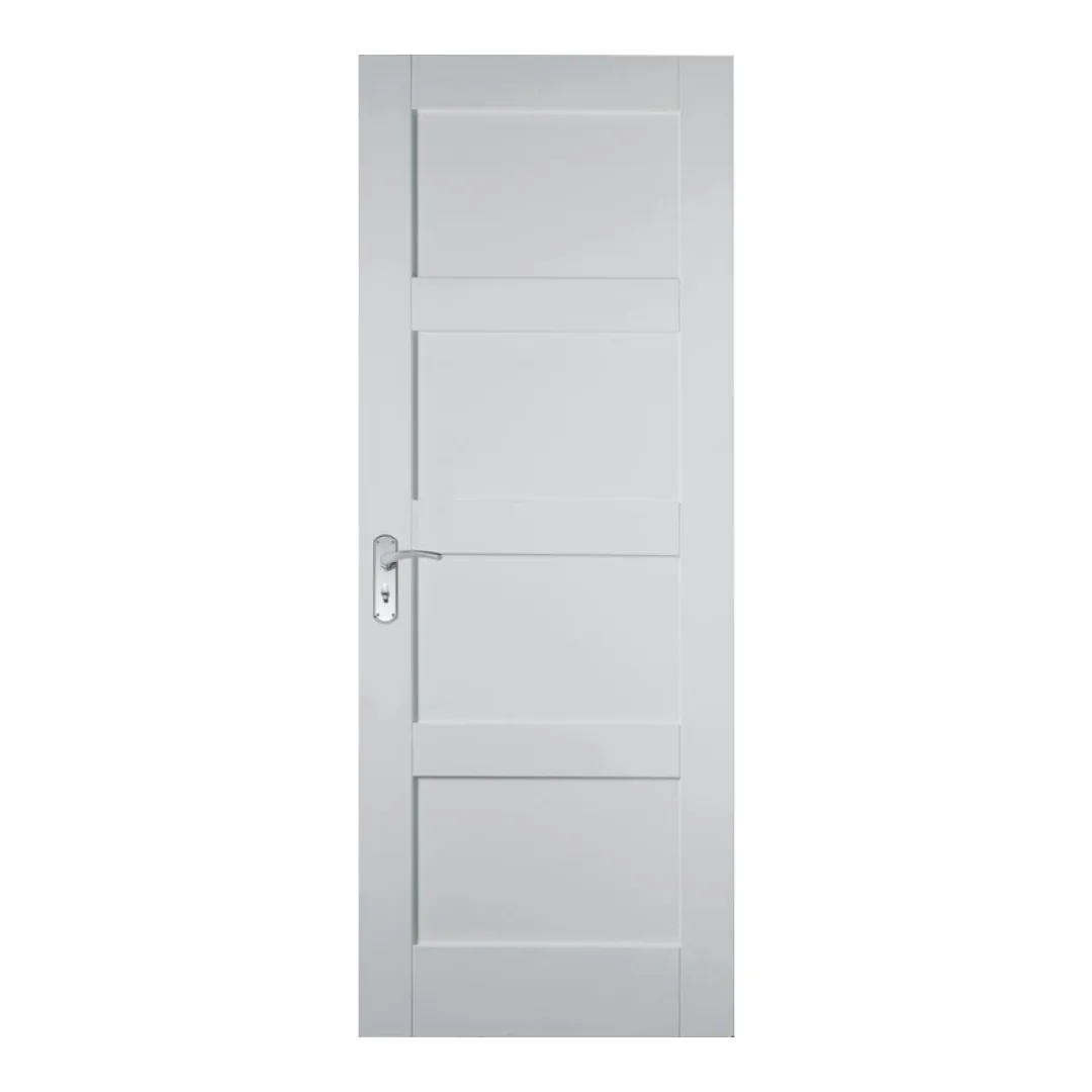 Shaker White Primed 4 Panel Door